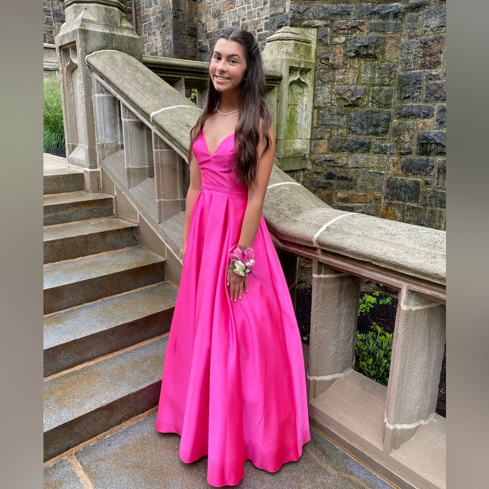 Fuscia Prom Dress
